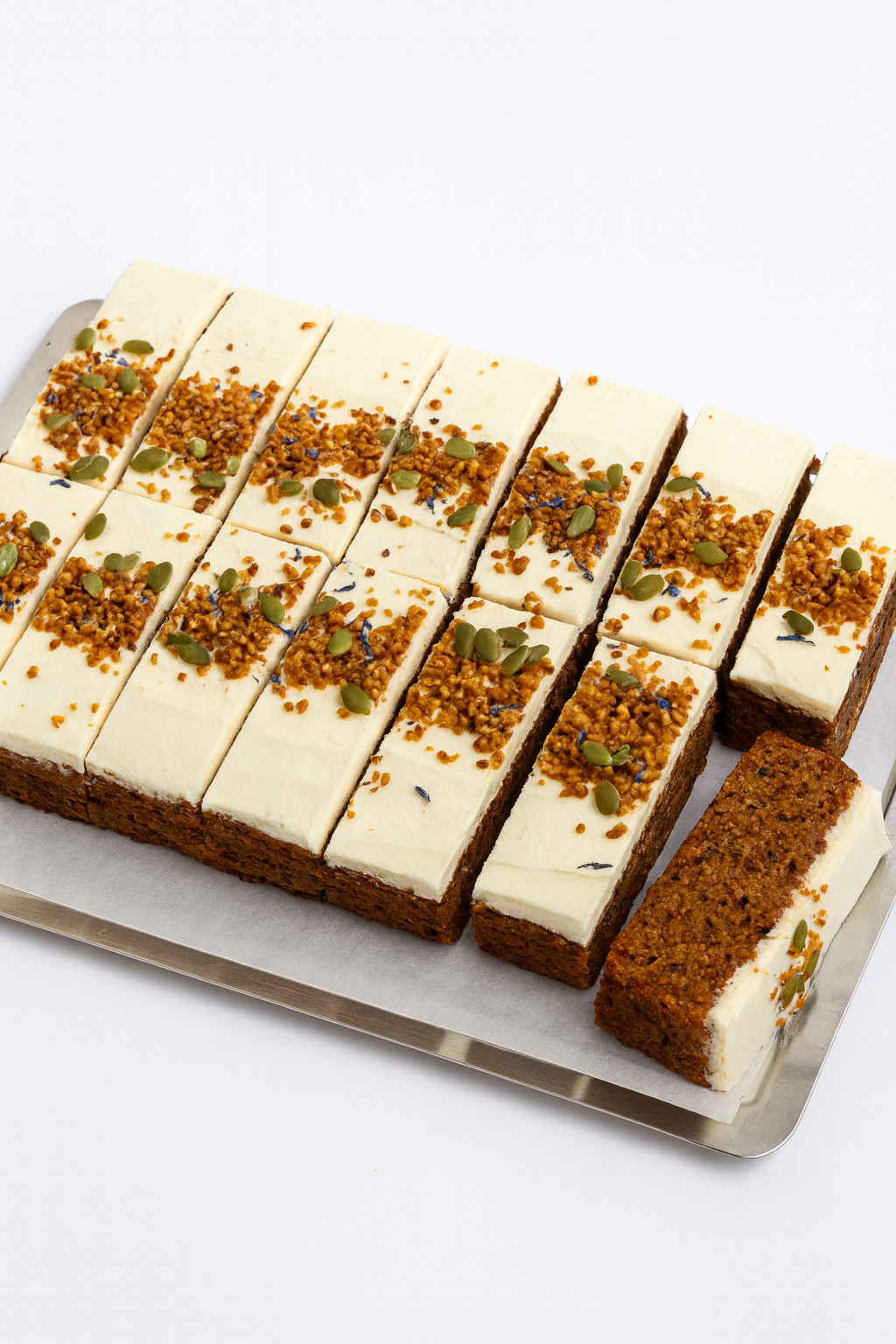 Vegan Carrot cake slice – 7th Heaven Bakery UK