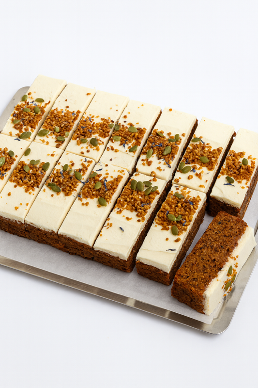 Vegan Carrot cake slice