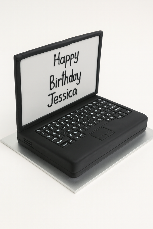 Laptop Fondant Cake
