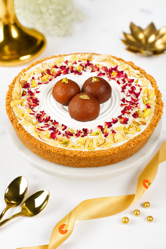 Gulab Jamun Pie Cake