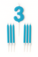 Number Birthday Candle Set – Blue
