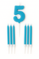 Number Birthday Candle Set – Blue