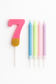 Number Birthday Candle Set with Spiral Candles
