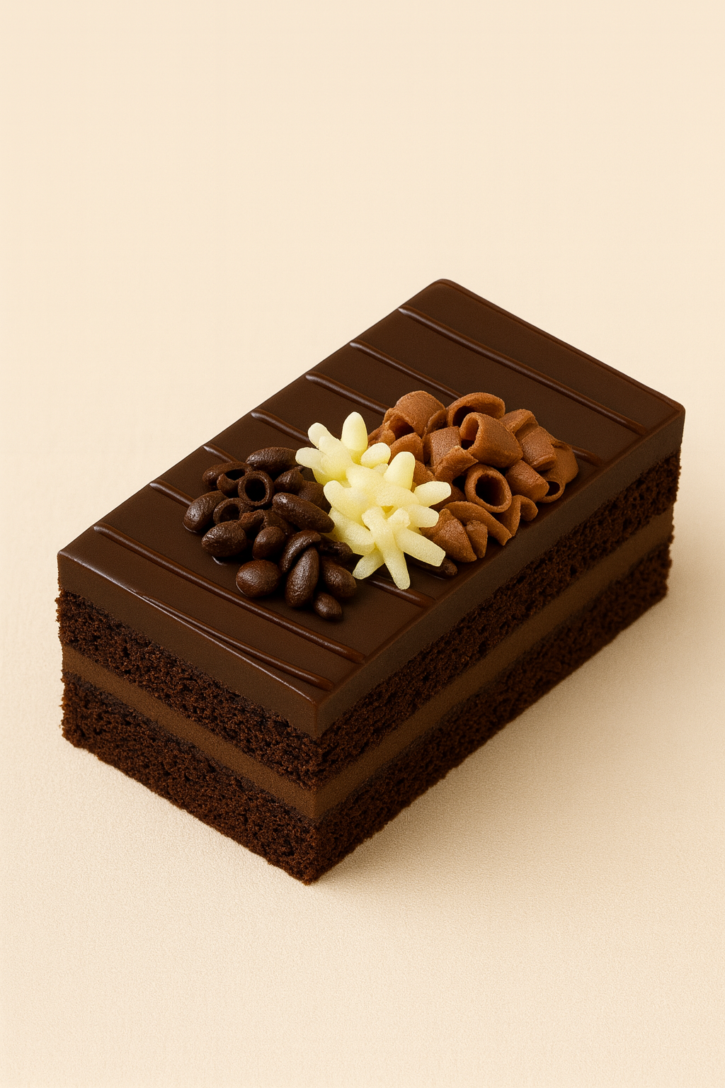 Triple Chocolate Fudge Slice Cake – 7th Heaven Bakery UK