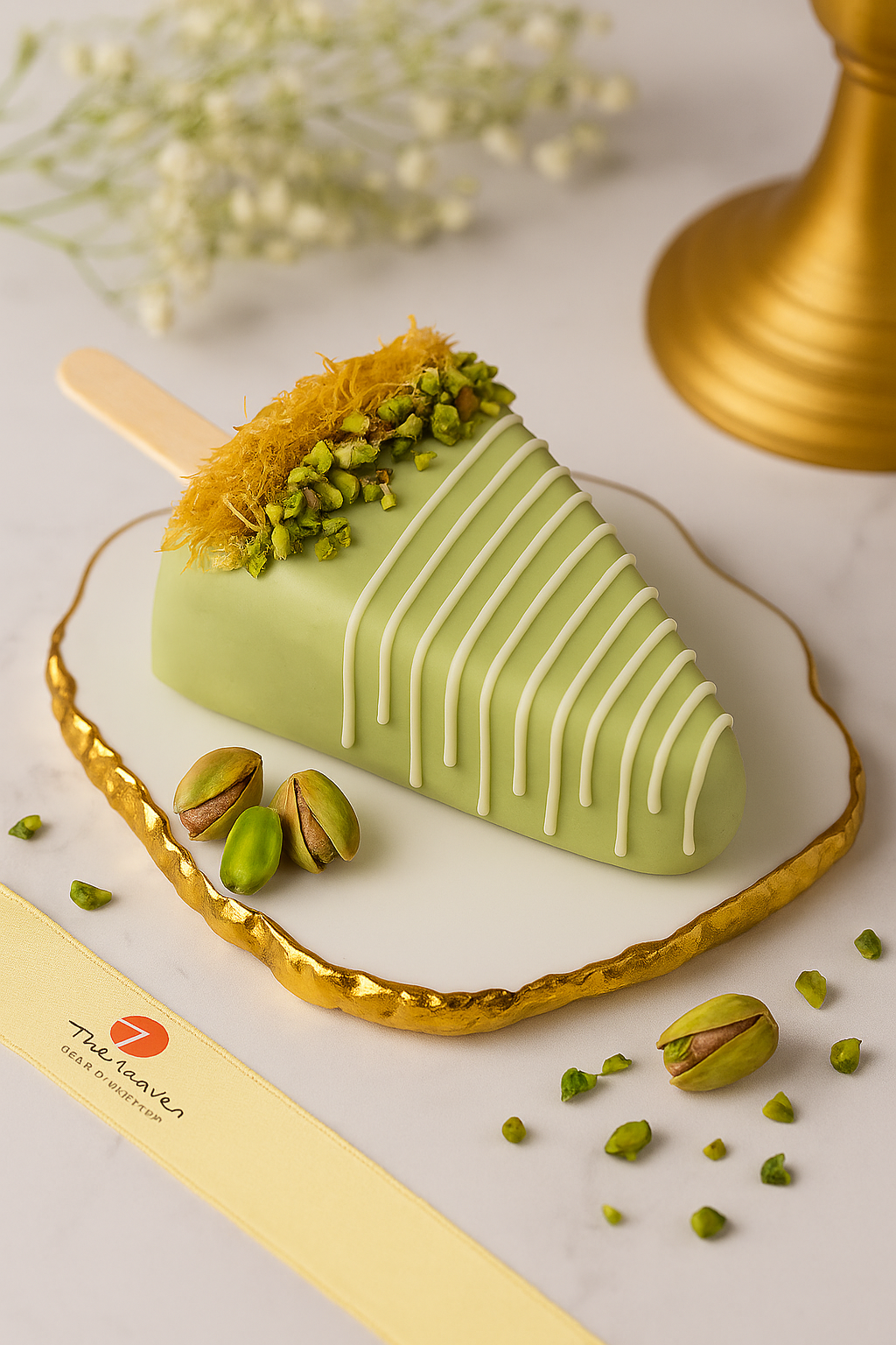 Kunafa Dubai Chocolate Cold Cheesecake