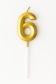 Number Birthday Candle – Gold
