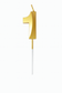 Number Birthday Candle – Gold