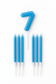 Number Birthday Candle Set – Blue