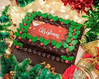 Christmas Photo Cake