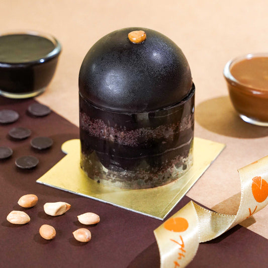 Peanut Caramel Mini Burst Cake