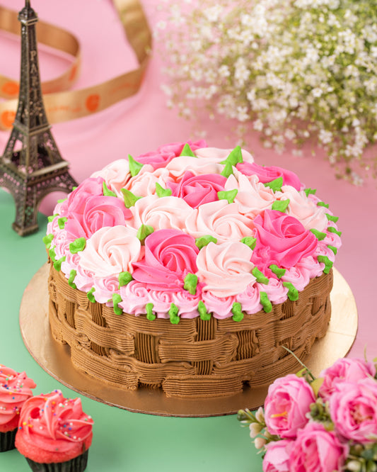Flower Basket Cake
