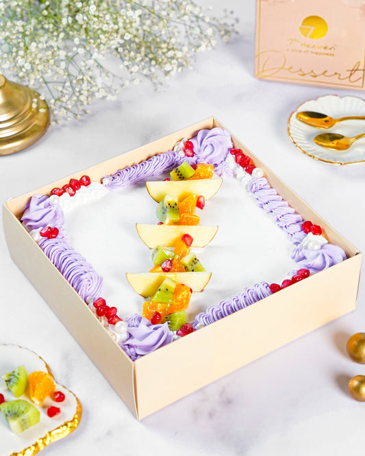 Mixed Fruits Sheet Cake