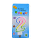 Number Candles - Rainbow Colour