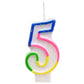 Number Candles - Rainbow Colour