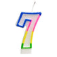 Number Candles - Rainbow Colour