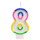 Number Candles - Rainbow Colour