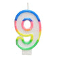 Number Candles - Rainbow Colour