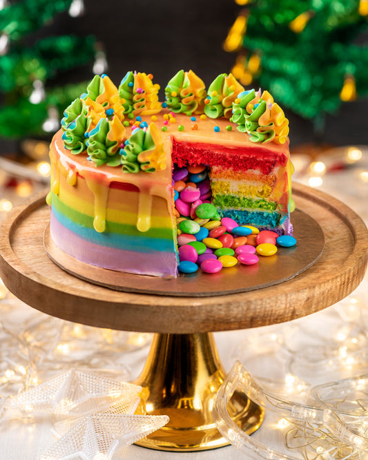 Rainbow Pinata Cake