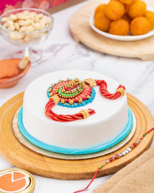 Heritage Rakhi Design Cake