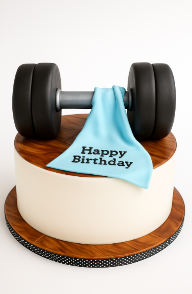 Dumbbell Cake