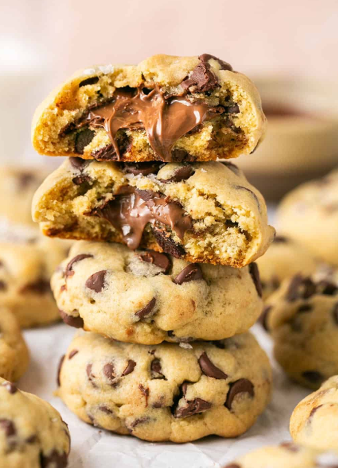 Nutella® Choco Chip Stuffed Cookie