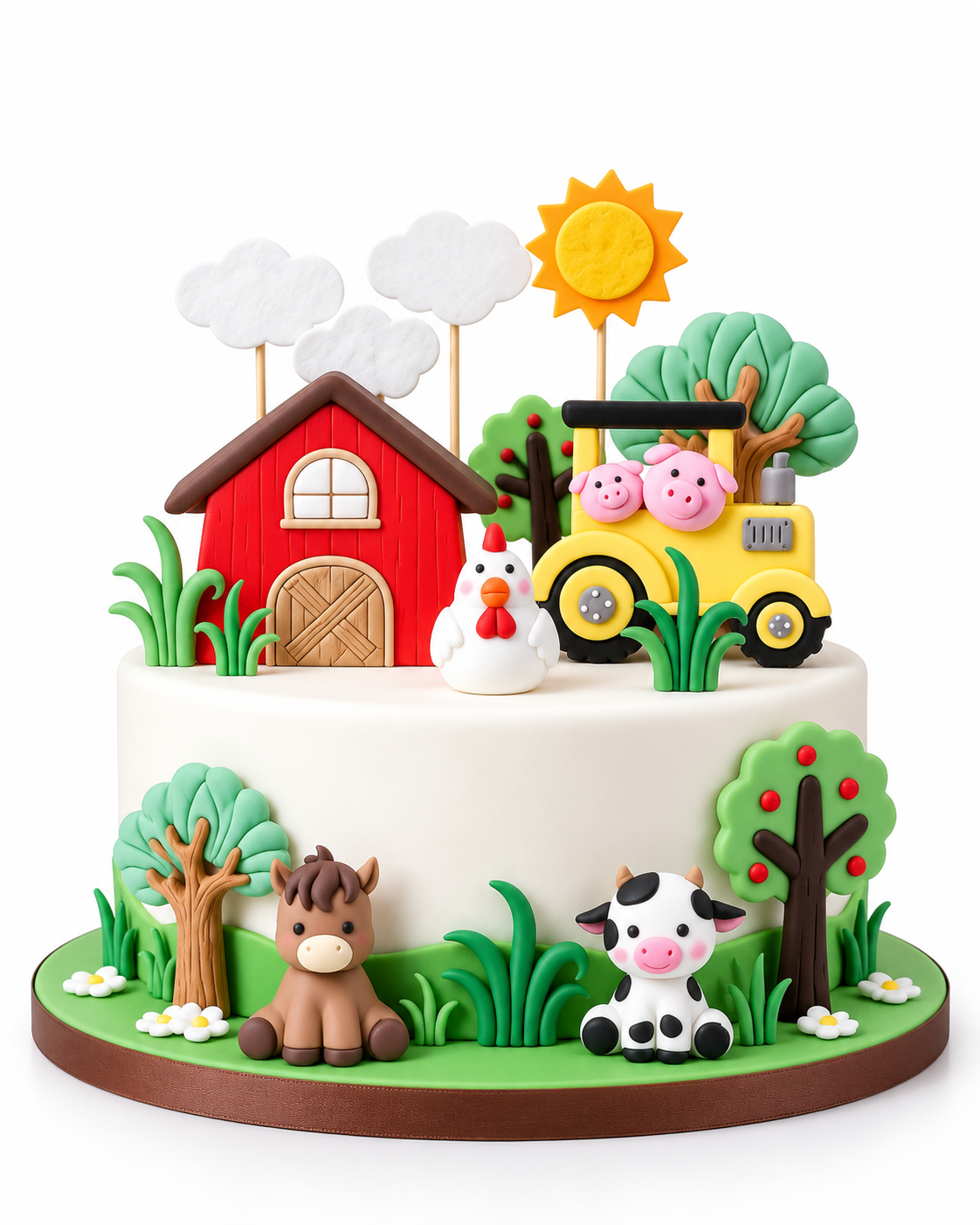Farmyard Friends Barn Cake