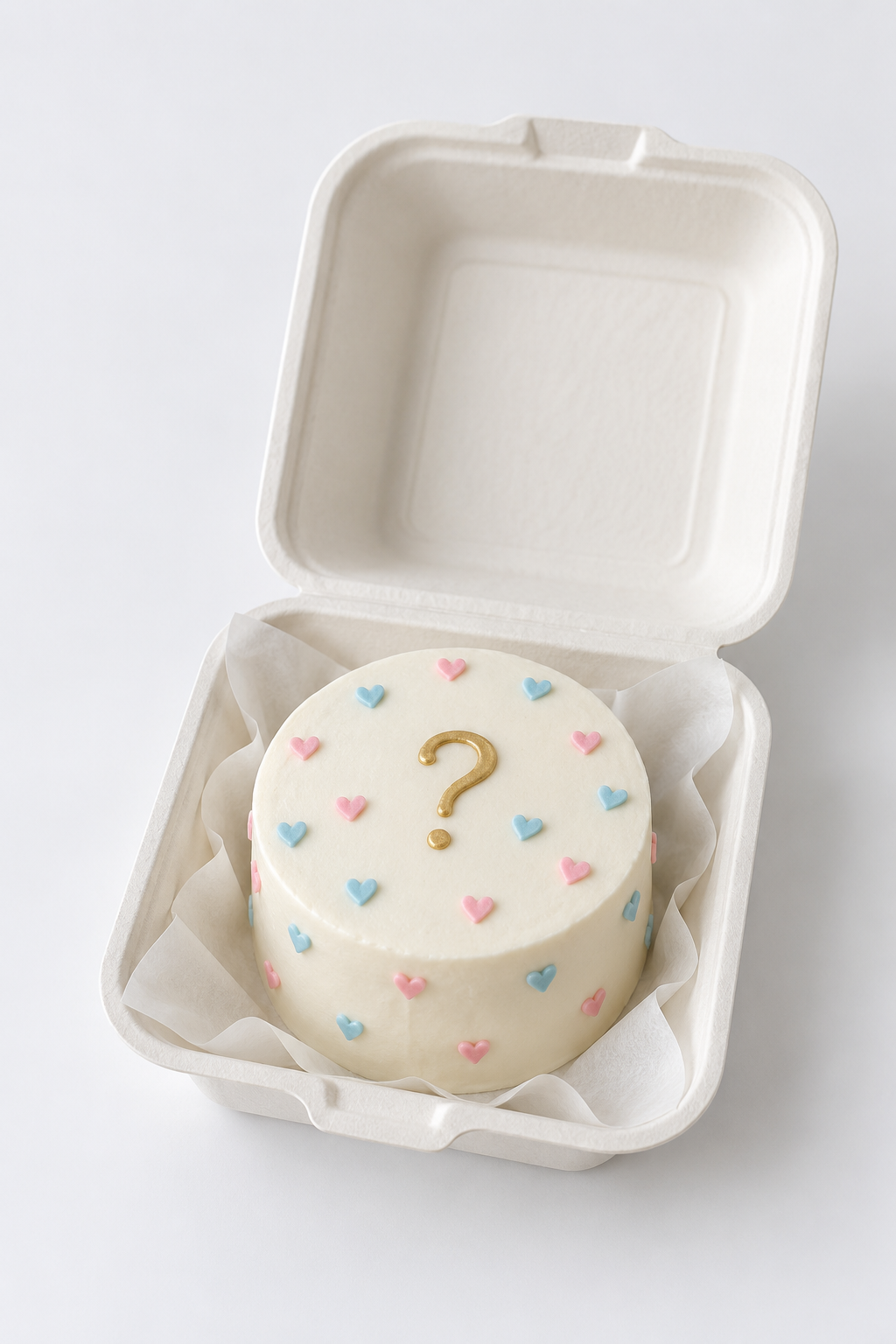 Mystery Question Mark Bento Cake
