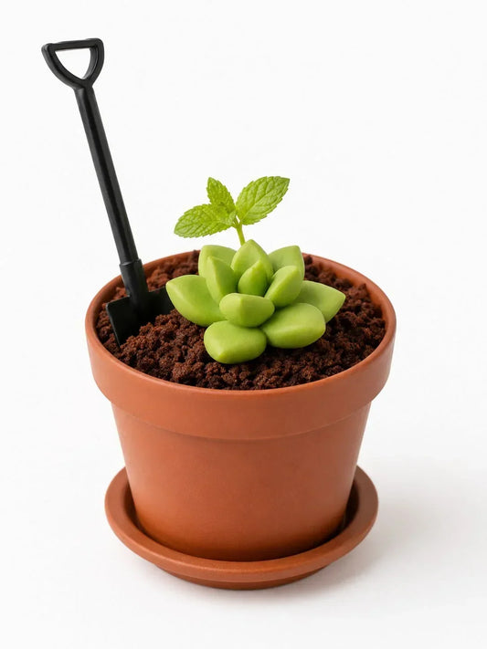 Caramel Chocolate Garden Pot Dessert